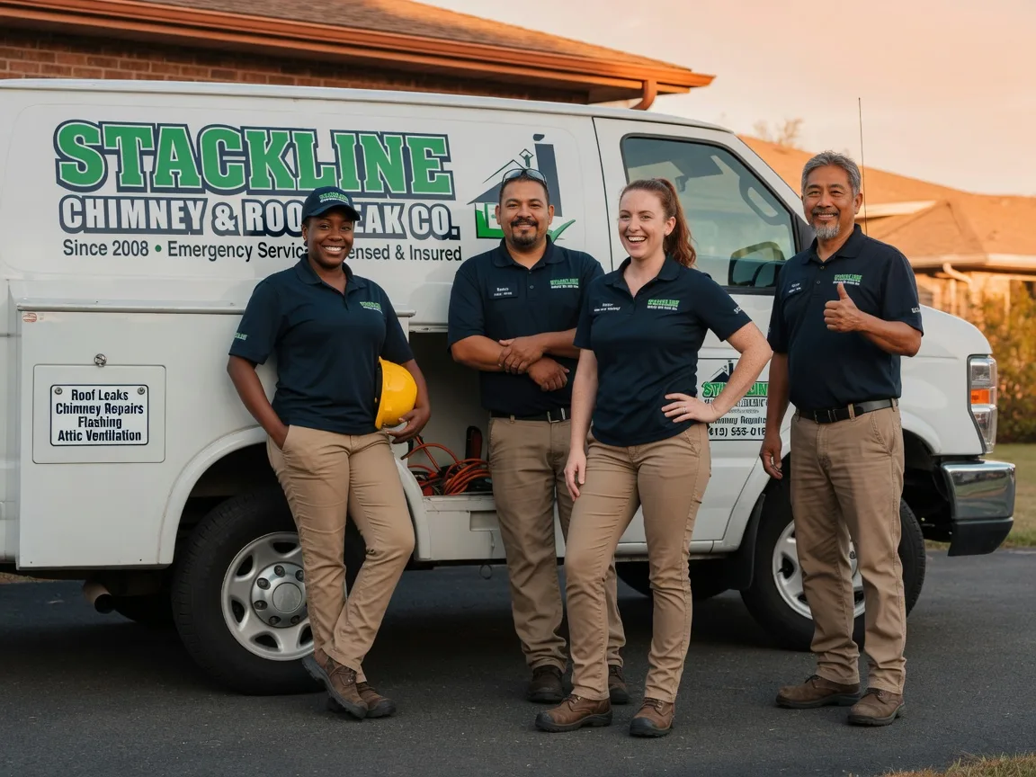 Chimney flashing repair company in Center, ND